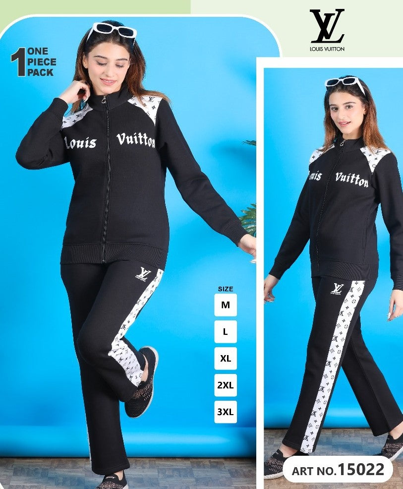 Monochrome Luxe Co-ord Set – Black Contrast Edition (Art No. 15022)